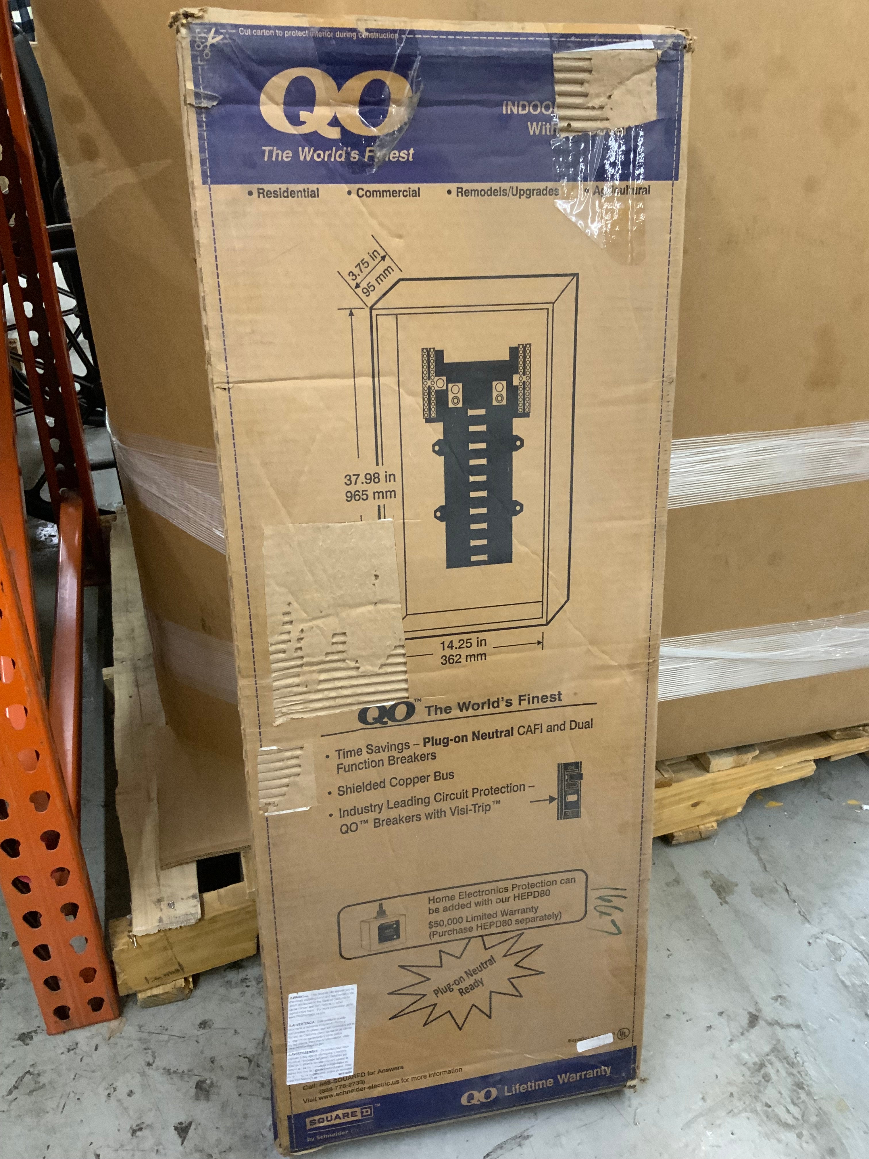 Square D - QO142L225PG 225-Amp 42-Space 42-Circuit Indoor Main Lug (8080844849390)